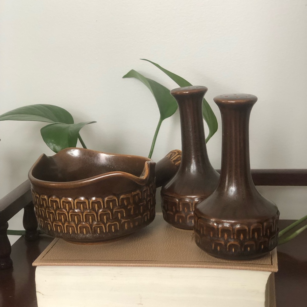 Wedgwood Pennine Rich Brown Stoneware Set